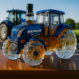 Klasszikus whisky üveg traktor formájában New Holland T7