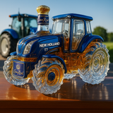 Klasszikus whisky üveg traktor formájában New Holland T7